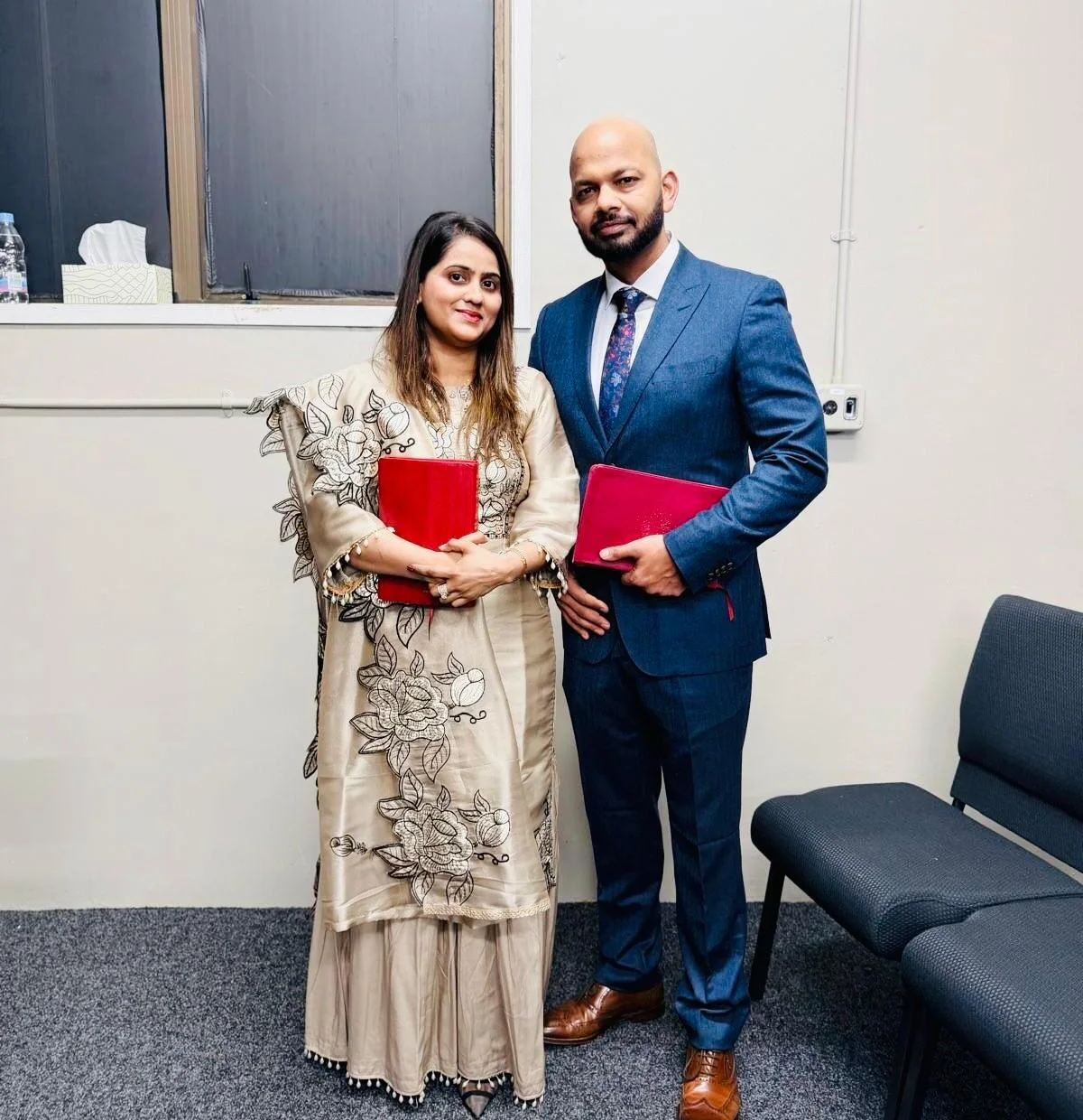 Pastor Vikas and Pastor Jyoti Garg, who lead The New Beginning Church